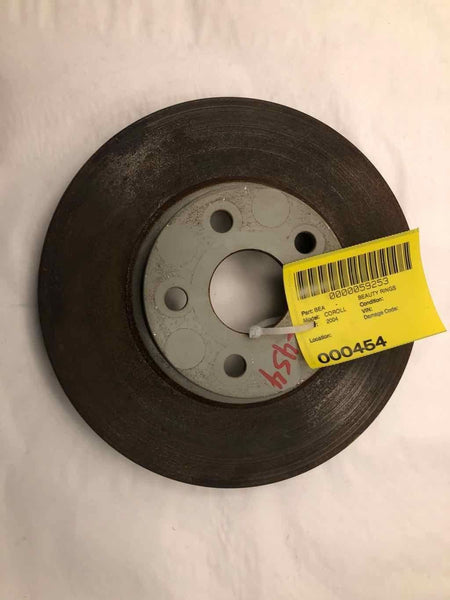 2003 - 2008 TOYOTA COROLLA Sedan 1.8L Front Brake Disc Rotor Left or Right Side