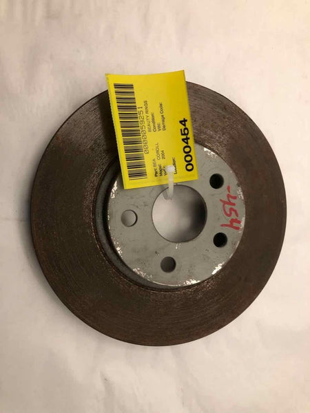 2003 - 2008 TOYOTA COROLLA Sedan 1.8L Front Brake Disc Rotor Left or Right Side