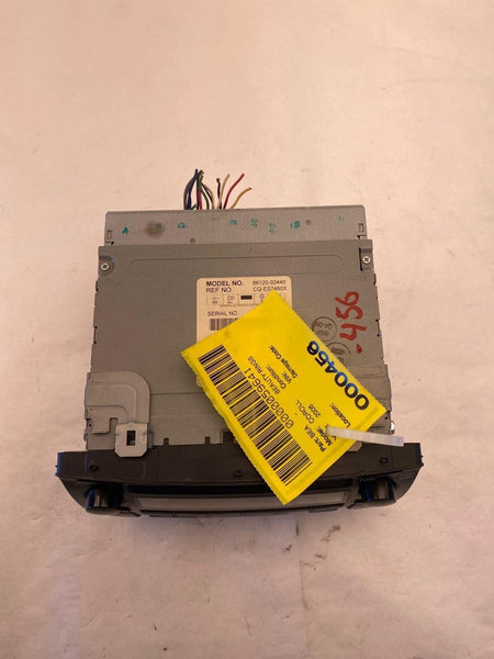 2004 - 2008 TOYOTA COROLLA Receiver disc w/ Control Face Panel ID 8612002440 OEM