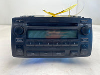 2004 - 2008 TOYOTA COROLLA Receiver disc w/ Control Face Panel ID 8612002440 OEM