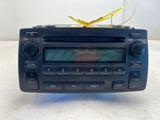 2004 - 2008 TOYOTA COROLLA Receiver disc w/ Control Face Panel ID 8612002440 OEM