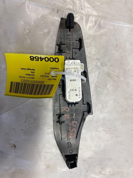 2015 MAZDA 3 Rear Door Power Window Switch w/ Trim Cover Right Passenger Side RH