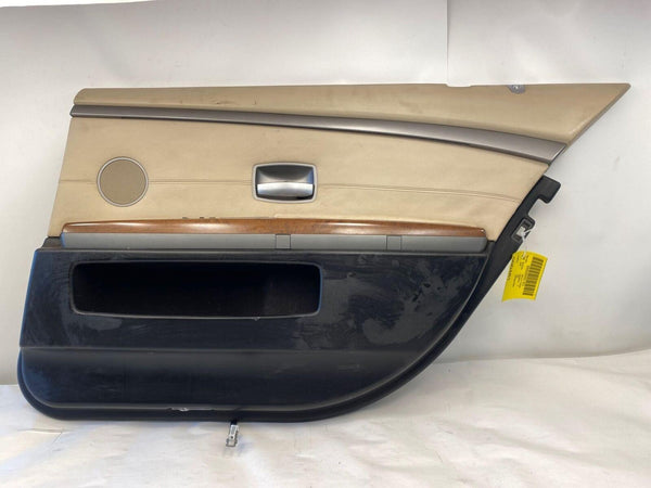 2006 - 2008 BMW 750 SERIES Sedan Rear Door Trim Panel Right Passenger Side OEM