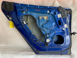 2015 TESLA S Rear Back Door Shell Skin Panel Driver Left Color Blue 4-Door Used
