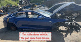 2015 TESLA S Rear Back Door Shell Skin Panel Driver Left Color Blue 4-Door Used