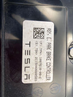 2015 TESLA S Emergency Parking Brake Controller Module Unit PIN 1007418-00-E