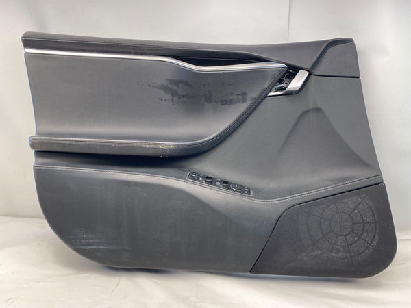 2015 TESLA S Front Door Trim Panel with Power Window Switch Left Driver Side LH