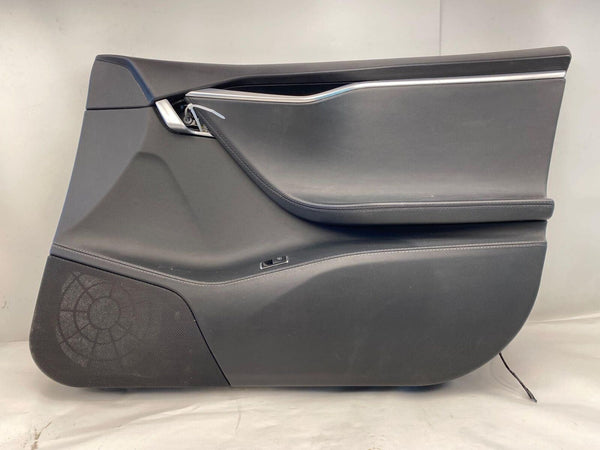 2015 TESLA S Front Door Trim Panel with Power Window Switch Right Passenger Side