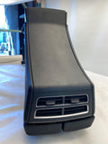 2015 TESLA S Front Center Console Arm Rest w/ Dual Cup Holder and Rear AC Vents