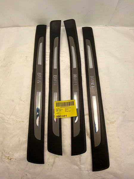 2007 BMW 750 SERIES Front & Rear Door Sill Plate Assembly Right & Left Side OEM