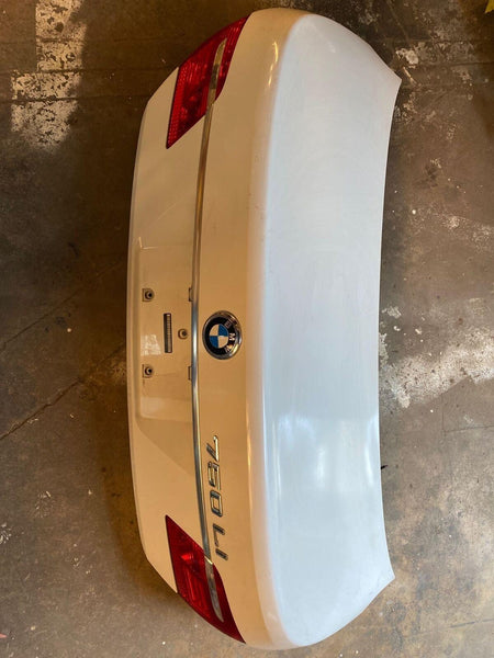 2006 - 2008 BMW 750 SERIES Rear Trunk Lid Hatch Tailgate with Emblem Color White