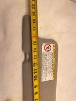 2001 - 2003 TOYOTA PRIUS Front Sun Visor with Mirror Right Passenger Side RH OEM