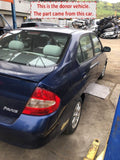 2001 - 2003 TOYOTA PRIUS Rear Outside Door Handle Blue Right Passenger Side RH