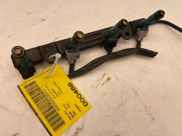 2003 TOYOTA PRIUS 1.5L Fuel Injection Rail with Injector Assembly OEM