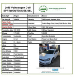 2015 - 2019 GOLF Sportswagen Voltage Converter AC Power Inverter 5G9907179 M