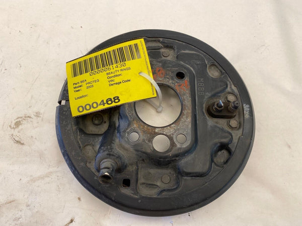 2003 MAZDA PROTEGE 2.0L Rear Back Brake Drum Backing Plate Left Driver Side LH