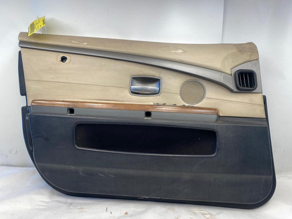 2006-2008 BMW 750 SERIES 4 Door Front Inner Door Trim Panel Left Driver Side LH