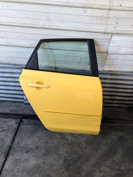 2004 - 2009 MAZDA 3 4 Door Electric Door Assembly Rear Right Paint Code: 25C OEM