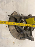 2015 TESLA S Rear Back Knuckle Stub Axle with Backing Plate Left Driver Side LH