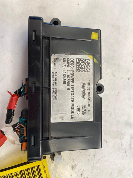 2015 TESLA S Rear Trunk Power Lift Gate Control Module Unit PIN 1007511-00-A OEM