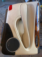 1998-2003 JAGUAR XJ8 Rear Inner Door Trim Panel w/ Window Switch Driver Side LH