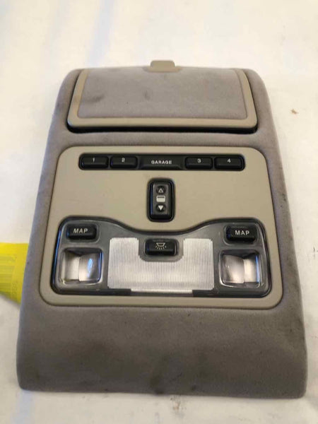 1998 - 2003 JAGUAR XJ8 Front Overhead Roof Console with Garage Opener & Sunroof
