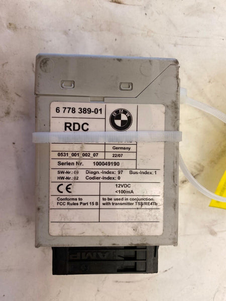 2007 BMW X3 TPMS Tire Pressure Monitor Control Module Unit PIN 6778389-01 OEM