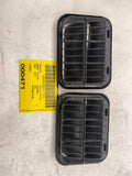 2015 TESLA S Rear Quarter Panel Rubber Flap Extractor Air Vent Grille Pair OEM