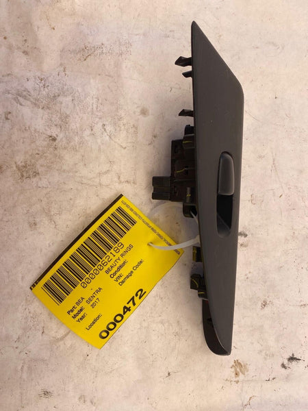 2017 NISSAN SENTRA Rear Door Power Window Switch w/ Trim Right Passenger Side RH