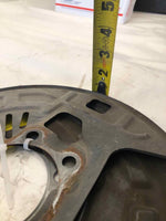 2017 NISSAN SENTRA Front Brake Backing Plate Left Driver & Right Passenger Side