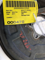 2017 NISSAN SENTRA Front Brake Backing Plate Left Driver & Right Passenger Side