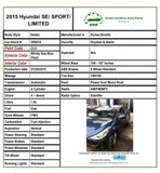 2015 HYUNDAI ELANTRA Sedan Front Door Upper & Lower Hinge Right Passemger Side