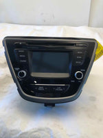 2014-2016 HYUNDAI ELANTRA Dash Radio Receiver AM FM CD Face Panel ID 961803X165