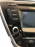 2014-2016 HYUNDAI ELANTRA Dash Radio Receiver AM FM CD Face Panel ID 961803X165