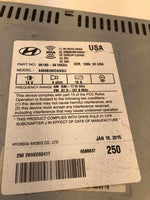 2014-2016 HYUNDAI ELANTRA Dash Radio Receiver AM FM CD Face Panel ID 961803X165