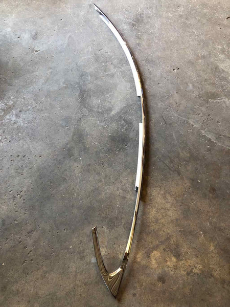 2014 TESLA S Upper Top Side Window Roof Chrome Molding Left Driver Side LH OEM