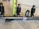 2000 SATURN SW2 S SERIES Fuel Injectors with Injection Rail Assembly 1.9L OEM