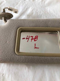 2004 - 2005 TOYOTA PRIUS Sun Visor Sun Shade w/ Mirror Left Driver Side LH OEM