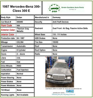 1987 MERCEDES 300E Sedan Front Inside Door Handle 4-doors Right Passenger Side
