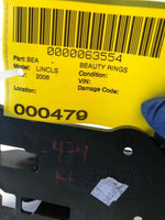 2003 - 2006 LINCOLN LS Rear Back Inside Door Handle 4-doors Left Driver Side LH