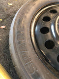 2000 - 2006 LINCOLN LS Wheel & Rim 16x4 Temporary Compact Spare Tire T165/70D16
