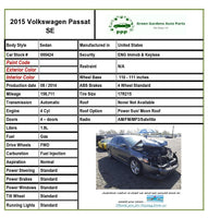 2012 - 2020 VW PASSAT SE Sedan 1.8L A/T Front Spindle Knuckle Left Driver Side