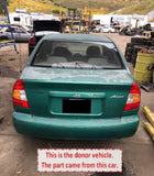 2000 - 2006 HYUNDAI ACCENT Rear Door Window Manual Regulator Left Driver Side LH