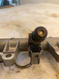 2001 HYUNDAI ACCENT 1.6L 4 Cylinder Fuel Injection Rail with Injector OEM