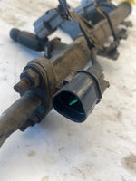 2001 HYUNDAI ACCENT 1.6L 4 Cylinder Fuel Injection Rail with Injector OEM