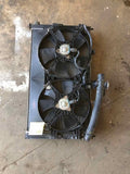 2008 - 2017 MITSUBISHI LANCER Condenser with Dual Electric Cooling Motor Fan OEM