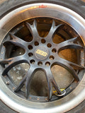 2006 - 2022 HYUNDAI SONATA 17" 215/55R17 BBS Wheel Rim 16 Spoke 16 Spoke Black