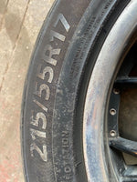 2006 - 2022 HYUNDAI SONATA 17" 215/55R17 BBS Wheel Rim 16 Spoke 16 Spoke Black