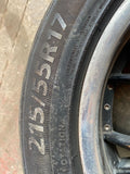 2006 - 2022 HYUNDAI SONATA 17" 215/55R17 BBS Wheel Rim 16 Spoke 16 Spoke Black