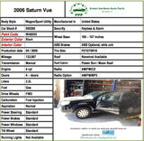 2003 - 2007 SATURN VUE Manual Transmission Assembly MT (4 Cylinder) 134K Miles